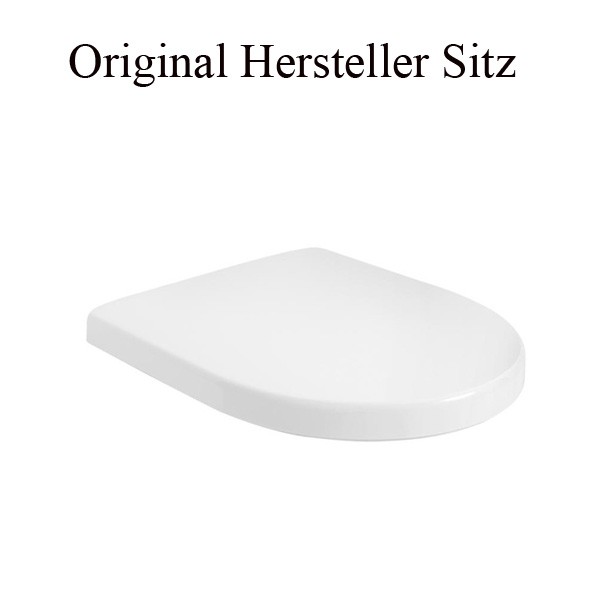 Geberit iCon wandhängendes Tiefspül-WC geschlossene Form, weiß 204000000