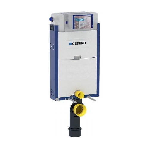 Geberit Kombifix Element für Wand-WC 108cm mit Omega UP-SPK 12cm Bet. von vorne