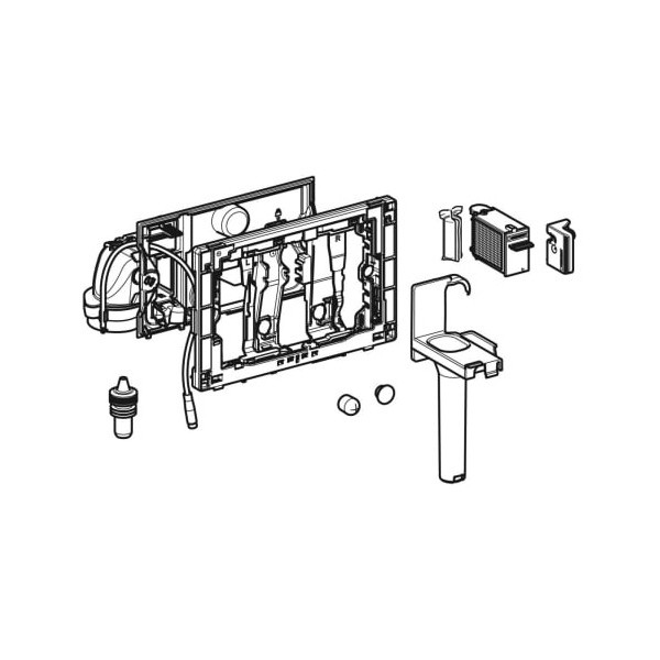 GE Duofresh Modul mit manueller Ausl. für Sigma UP-SPK 12 cm, anthrazitgrau