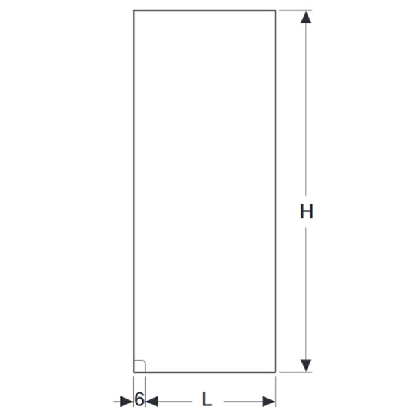 Geberit ONE Duschtrennwand für Walk-in-Dusche 120x200x0,8 cm 560003001