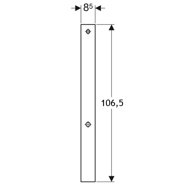 Geberit Umbauset für Dusch-WC-Aufsätze zu Monolith Sanitärmodul für WC 114 cm