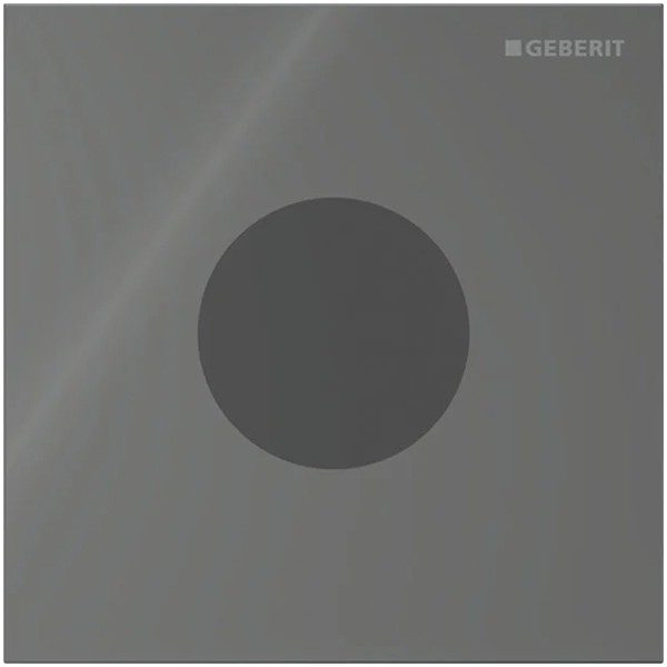 Geberit Typ 40 UR-Strg. m. elektron. Sp-Ausl. Batt.-Betr., Round, Glas, Lava