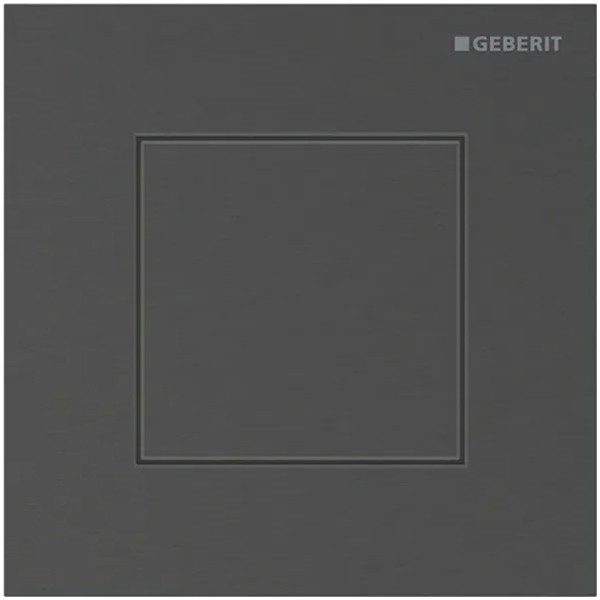Geberit Typ 40 UR-Strg. mit pneum. Sp-Ausl. Square, schw-chr. gebü./Etc