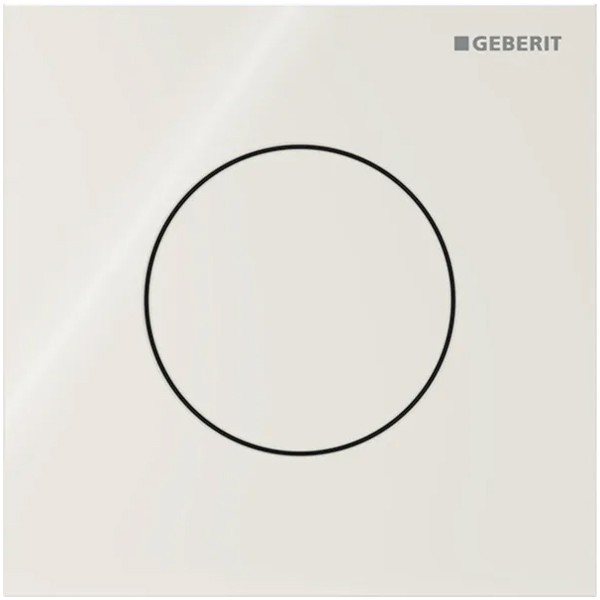 Geberit Typ 40 UR-Strg. mit pneum. Sp-Ausl. Round, Glas, sand-grau