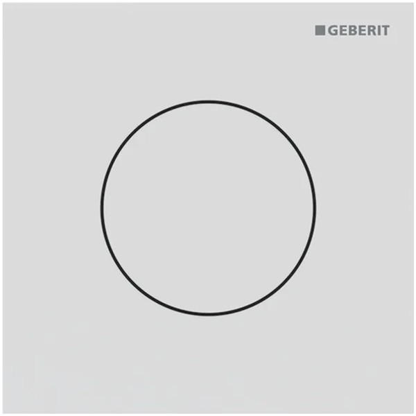 Geberit Typ 40 UR-Strg. mit pneum. Sp-Ausl. Round, weißmatt/Etc