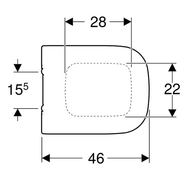 Geberit WC-Sitz myDay mit Absenkautomatik, weiß(alpin)