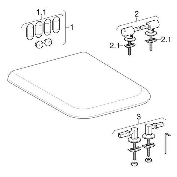 Geberit WC-Sitz myDay mit Absenkautomatik, weiß(alpin)