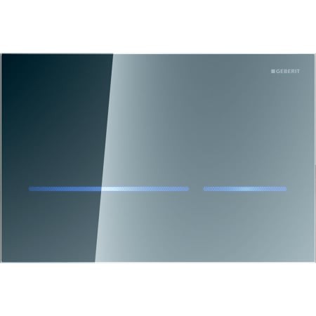 Geberit WC-Strg. m. elektr. Spül, Netz, bl/BT 2-Mengen-Sp., Sigma80, Glas verspiegelt