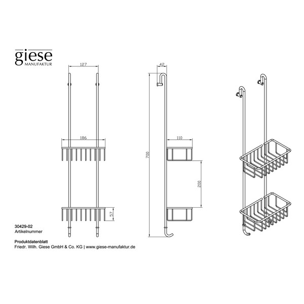 Bodyguard 2tlg. MC mit Haken
