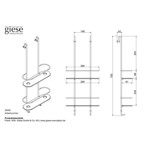 Giese Bodyguard mit Halter für Rasierer