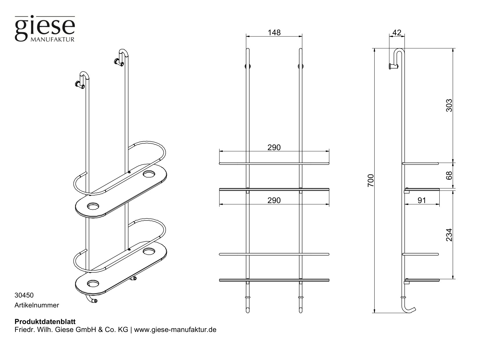 Giese Bodyguard mit Halter für Rasierer