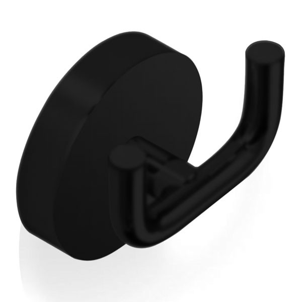 Giese Doppelhaken schwarz matt