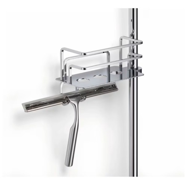 Duschkorb 'Optisign' MC mit Haken und Wischer