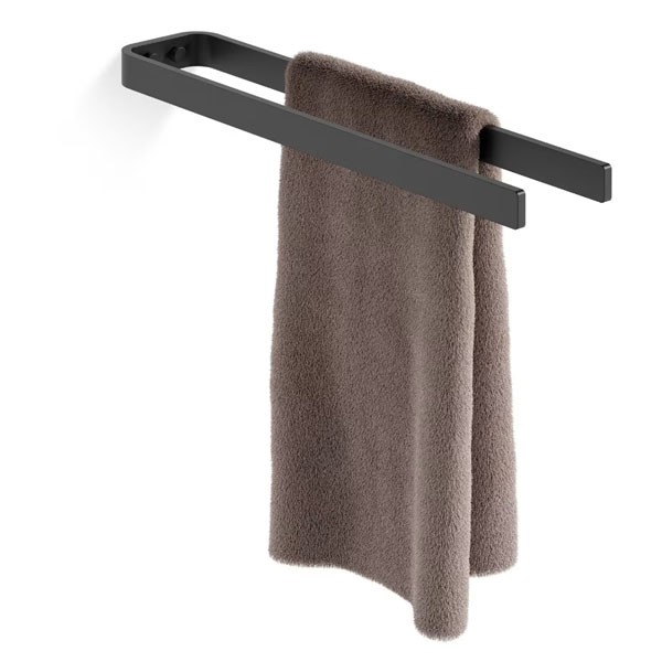 Giese Handtuchhalter doppelt schwarz matt starre Ausführung L: 400 mm