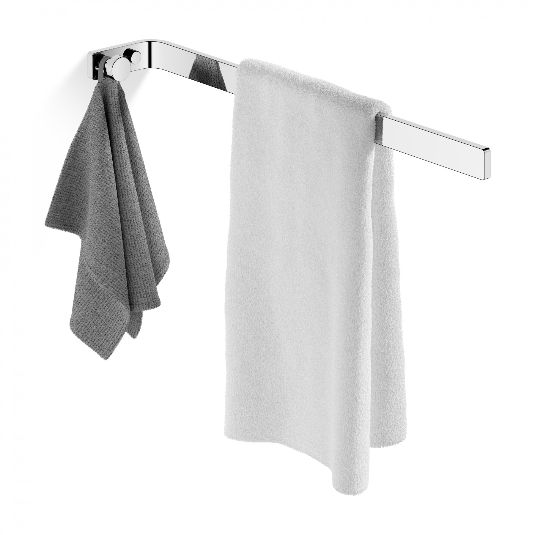 Giese Handtuchhalter mit Haken Montage in vier Positionen L: 400 mm