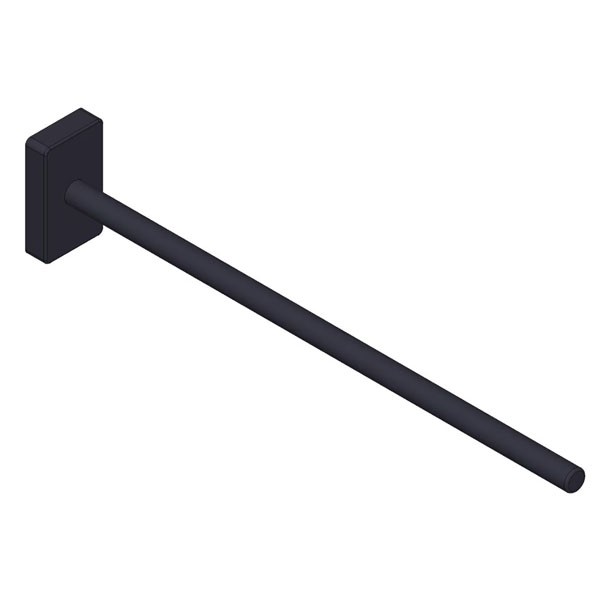 Giese Handtuchhalter schwarz matt 1 tlg.starre Ausführung L: 310 mm