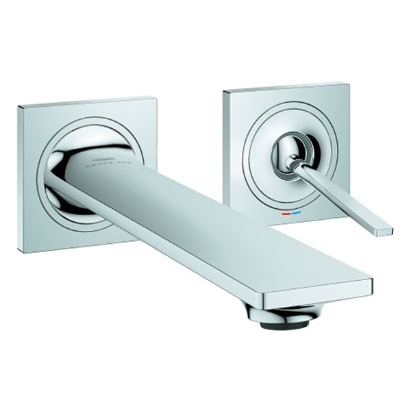 GROHE 2-L-WT-Wandbatterie Allure 19386_2 FMS für 23429 Ausl. 212mm chrom