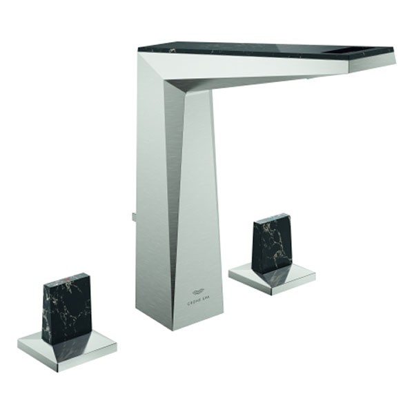 GROHE 3-L-WT-Batt. Allure Bril. PC 20669 Trapezbet. VN-Ceasarstone supersteel