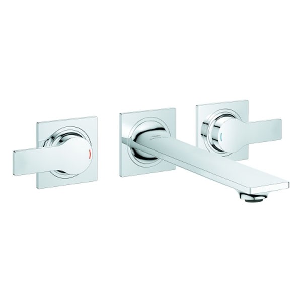 GROHE 3-L-WT-Wandbatterie Allure 20193_2 FMS für 29025 Ausl. 208mm chrom