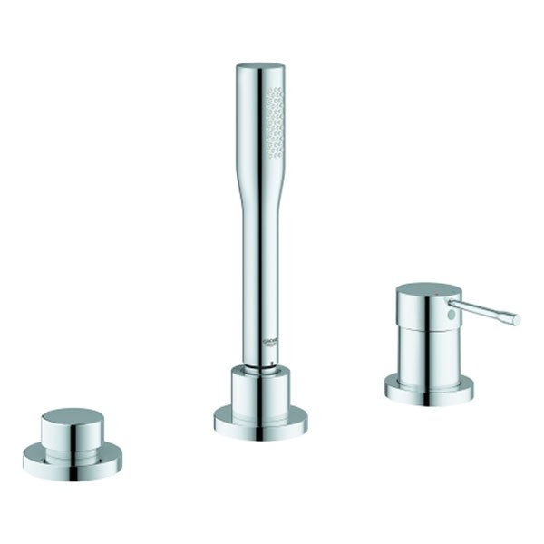 GROHE 3-Loch EH-Wannenkombin. Essence 19976 mit Handbrause Euphoria C chrom