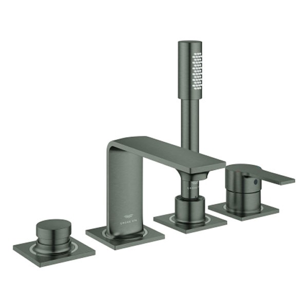 GROHE 4-Loch-EH-Wannenbatterie Allure 19316_1 Oberbau hard graphite gebürstet
