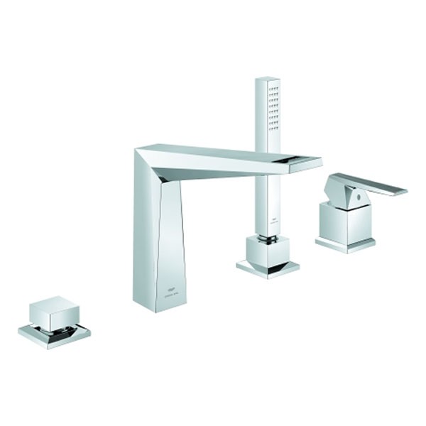 GROHE 4L-Wannenkomb. Allure Brilliant PC 29523 Griff Rändelstruktur chrom