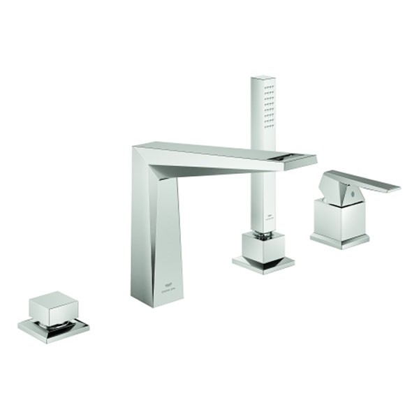 GROHE 4L-Wannenkomb. Allure Brilliant PC 29523 Griff Rändelstruktur supersteel