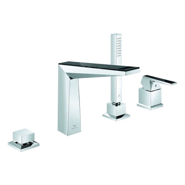 GROHE 4L-Wannenkomb. Allure Brilliant PC 29527 Griff VN-Caesarstone chrom