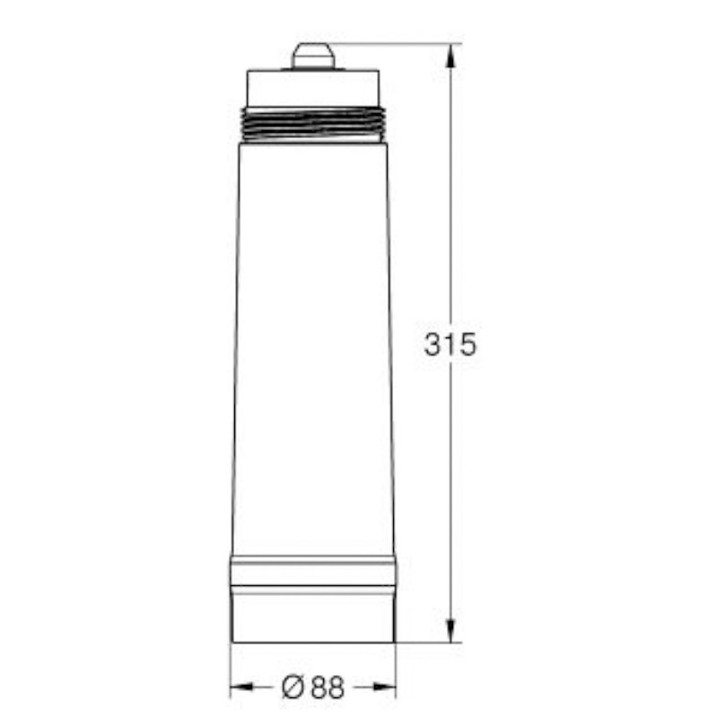 GROHE Blue Magnesiumfilter 40691 BWT-Austauschfilter Kapazität 600 Liter