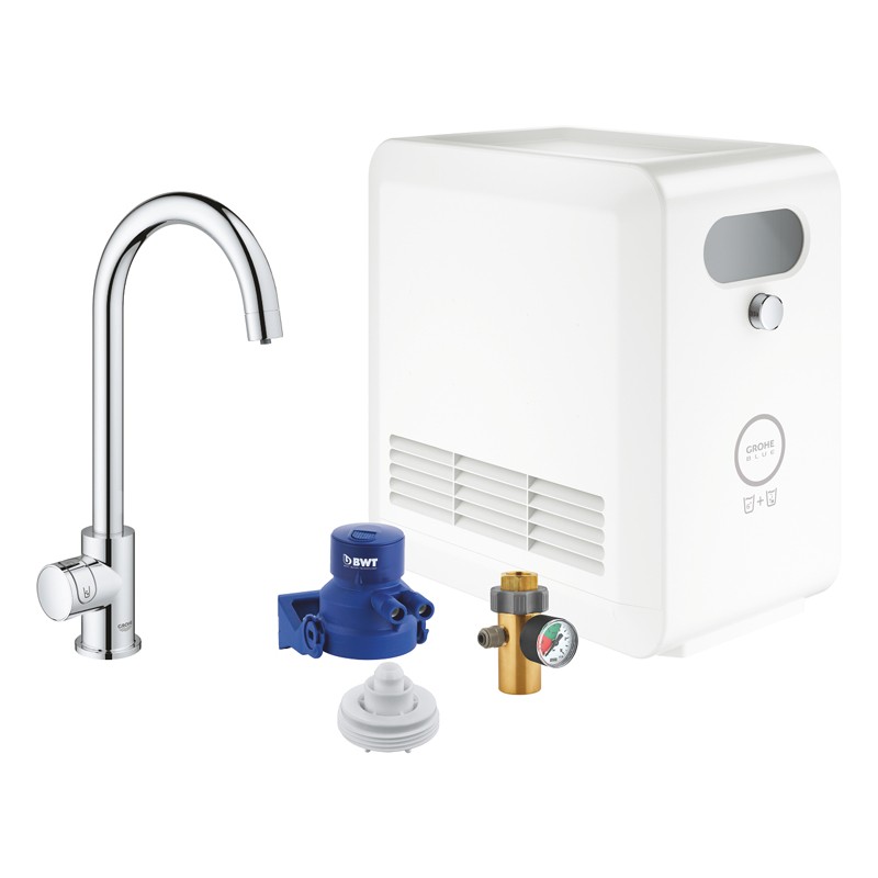 GROHE Blue Professional Mono StarterKit 31302 C-Auslauf Bluetooth/WIFI chrom