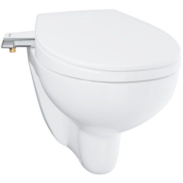 GROHE Dusch-WC-Aufsatz Bau Keramik 39648 alpinweiß