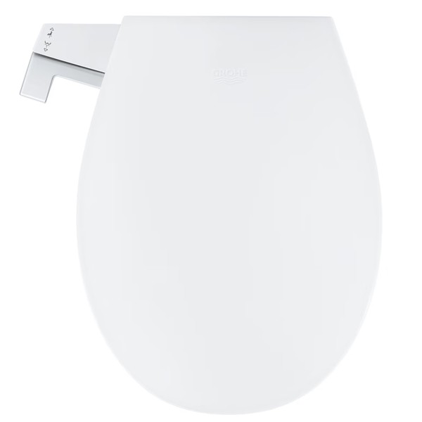 GROHE Dusch-WC-Aufsatz Bau Keramik 39648 alpinweiß