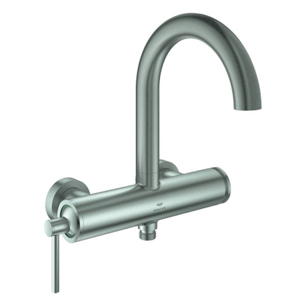GROHE Einhand-Wannenbatterie Atrio 24367 Wandmontage supersteel