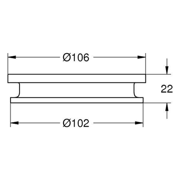 GROHE Fön-Einsatz Allure 40964_1 für Halter 40963001 schwarz