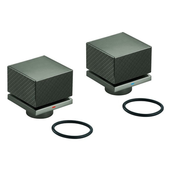 GROHE Griffpaar 101336 Allure Brilliant hard graphite gebürstet