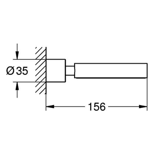 GROHE Halter Atrio 40885 für Seifenschale satin graphite