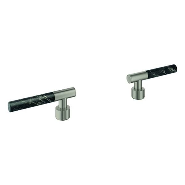 GROHE Hebelgriffe Atrio Private C. 48459 Vanilla Noir Caesarstone satin steel