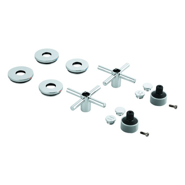 GROHE Kreuzgriff 48406 für Atrio 2 STK satin steel