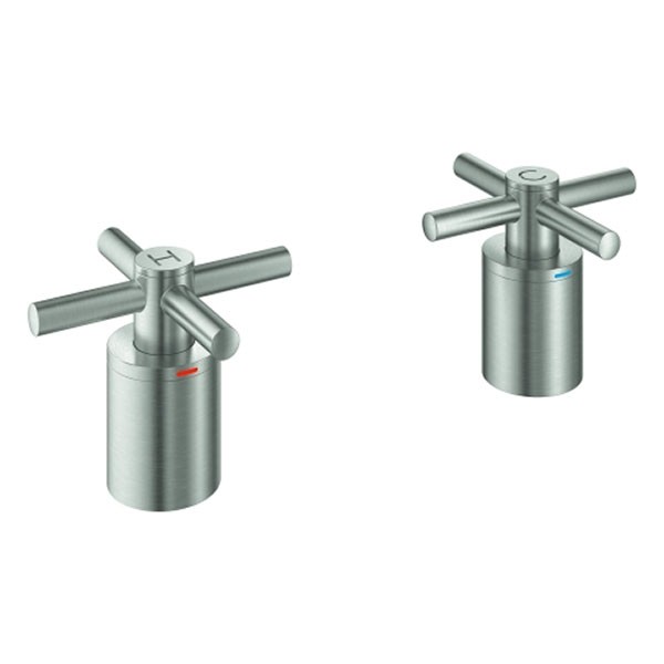 GROHE Kreuzgriff Atrio 18033 2 STK supersteel
