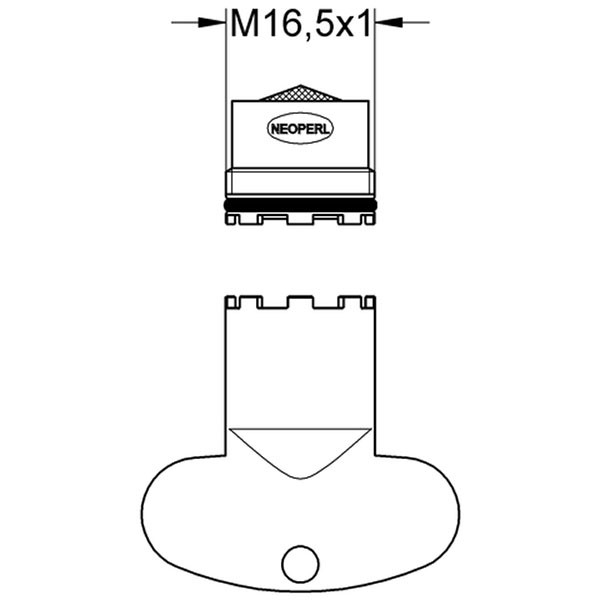 GROHE Mousseur 13937 chrom für Essence WT-Batterie