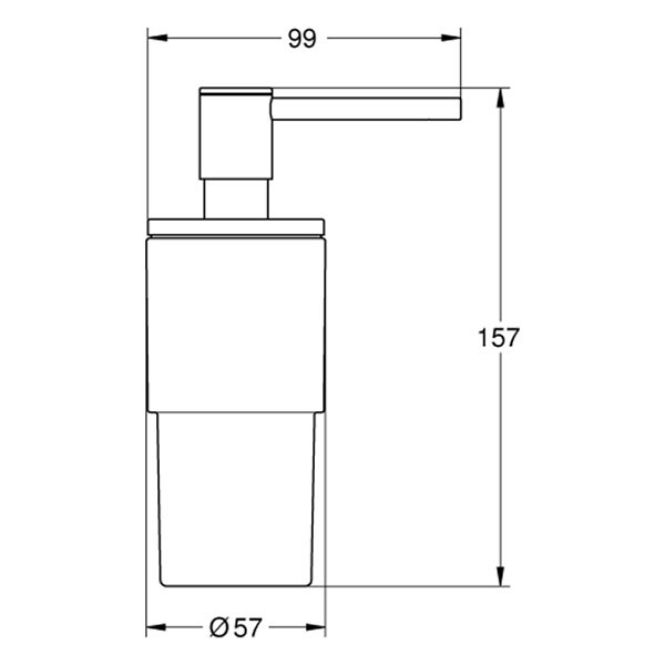 GROHE Seifenspender Allure/Atrio 40306_3 hard graphite
