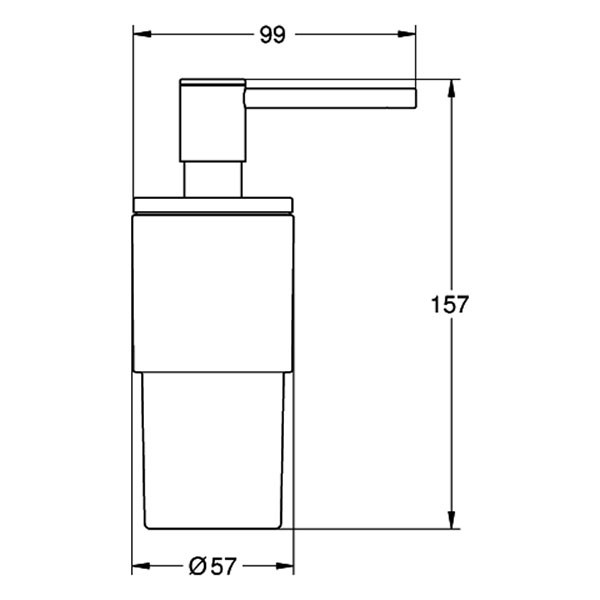 GROHE Seifenspender Allure/Atrio 40886 satin steel