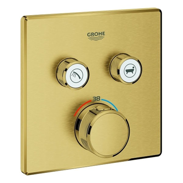 GROHE Thermostat Grohtherm SmartControl 29124 eckig FMS 2 ASV cool sunrise geb.