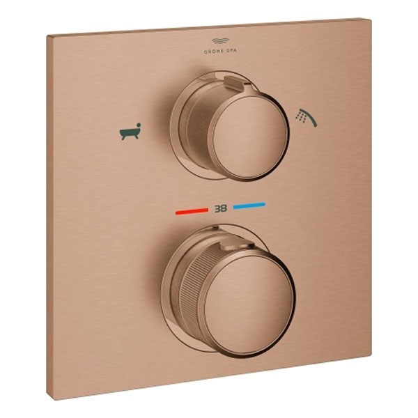 GROHE Thermostatbatterie Allure 19446_2 FMS für Rapido SmartBox warm sunset geb.