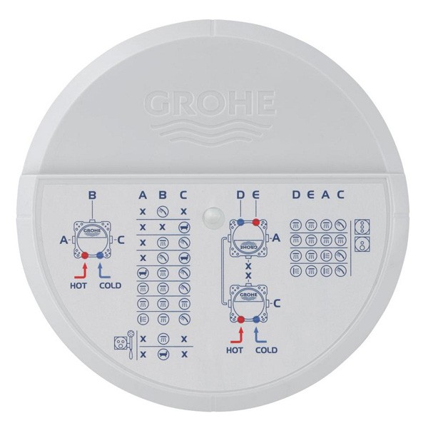 GROHE Universal Unterputz-Einbaukörper Rapido SmartBox 35604 DN 15 3 Abgänge