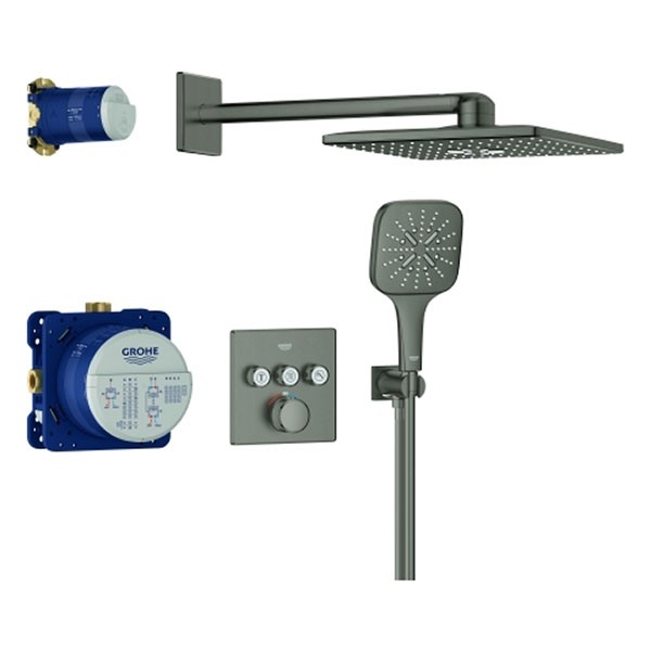 GROHE UP-D.system Grohtherm SmartControl 34864 THM e. Form 3 ASV hard graph. geb.