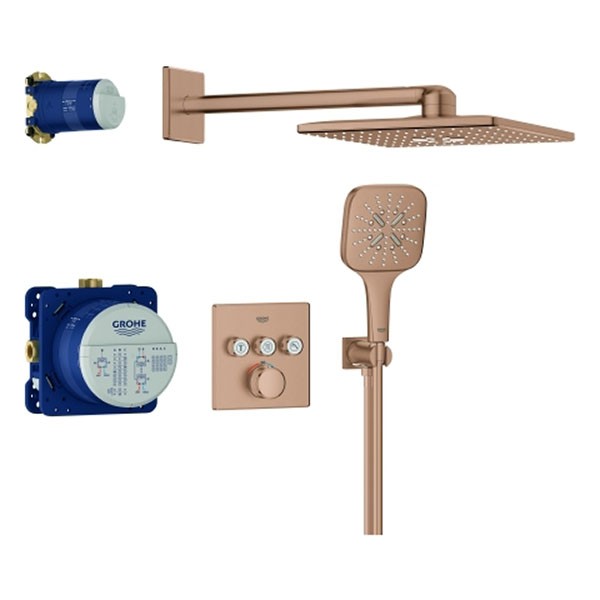 GROHE UP-D.system Grohtherm SmartControl 34864 THM e. Form 3 ASV warm sunset geb.