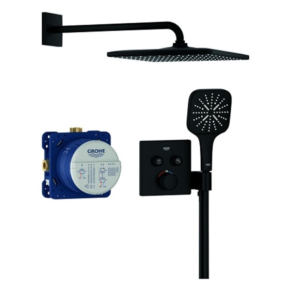 GROHE UP-D.system Grohtherm SmartControl 34865 THM eck. Form 2 ASV phantom black