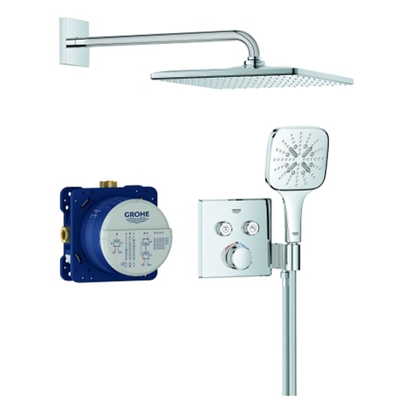 GROHE UP-D.system Grohtherm SmartControl 34865 THM eckige Form 2 ASV chrom