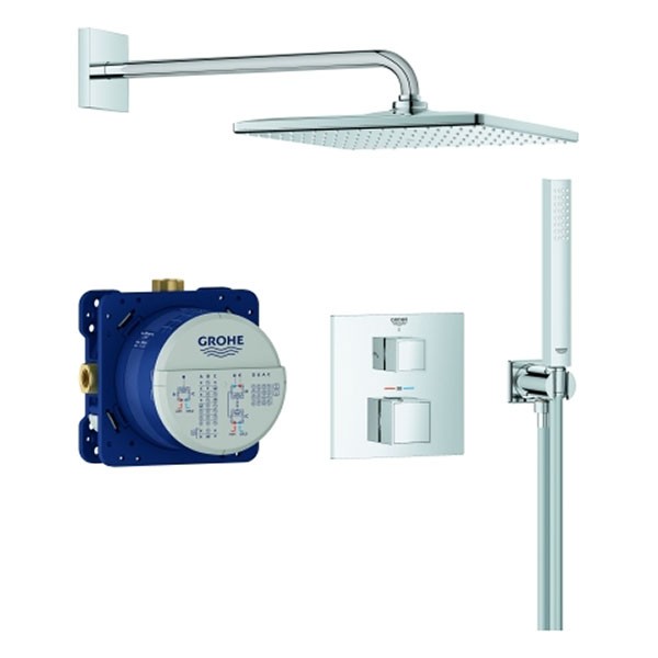 GROHE UP-Duschsystem Grohtherm Cube 34868 Thermostat 2 Abgänge chrom
